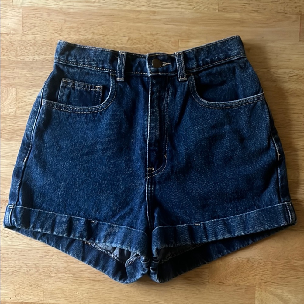 American Apparel Denim High-Waisted Women's Shorts Size 27